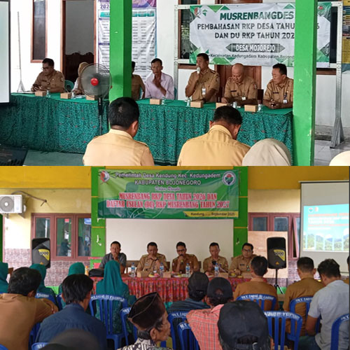 Musyawarah Rencana Pembangunan 23 Desa Kecamatan Kedungadem