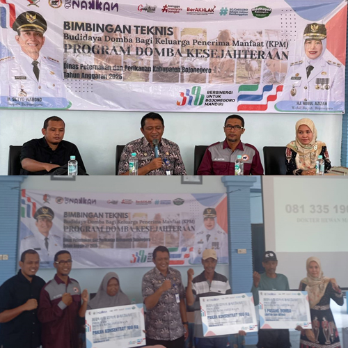 Bimtek dan Serah Terima Program Domba Kesejahteraan Tahun 2025 Kecamatan Kedungadem