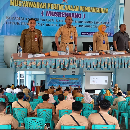Musrenbang Kecamatan Kedungadem, Pastikan Program Prioritas