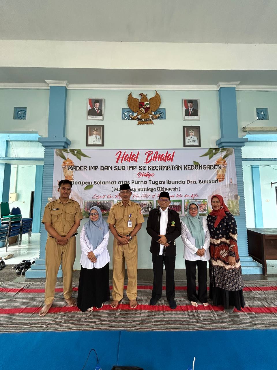 Halal bihalal dan Perpisahan Purna Bakti ibu Dra. Sundari Koordinator P3AKB