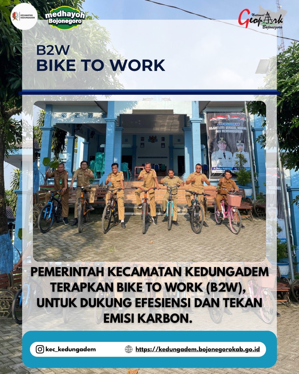 Bike To Work Kedungadem, siap jadi kebiasaan baru!