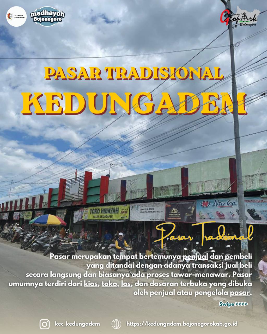 Mau hemat tapi tetap lengkap? Jawabannya cuma satu : Pasar Kedungadem 🙌🏽