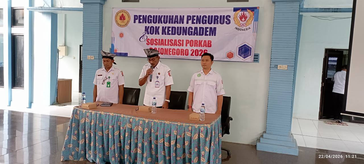 Pengukuhan Pengurus KOK Kedungadem dan Sosialisasi PORKAB Bojonegoro 2026
