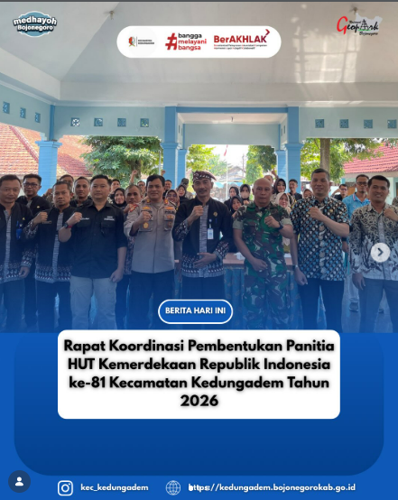Rapat Koordinasi Pembentukan Panitia HUT Ke-81 Kemerdekaan Republik Indonesia Tahun 2026