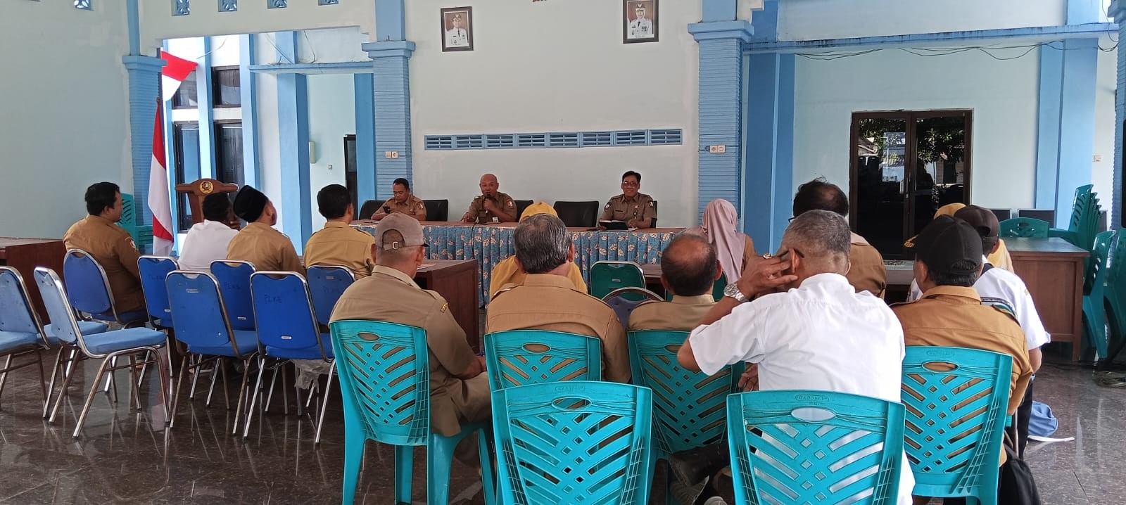 Rapat Dinas Kasi Pemerintahan, Kasi Pelayanan, dan Kasi Kesejahteraan Desa se-Kecamatan Kedungadem