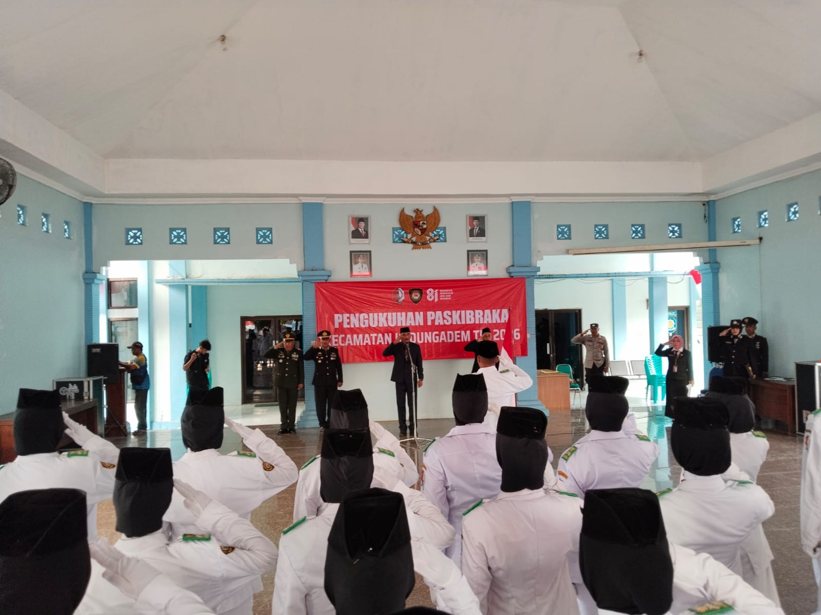 PENGUKUHAN PASKIBRAKA KECAMATAN KEDUNGADEM 2026