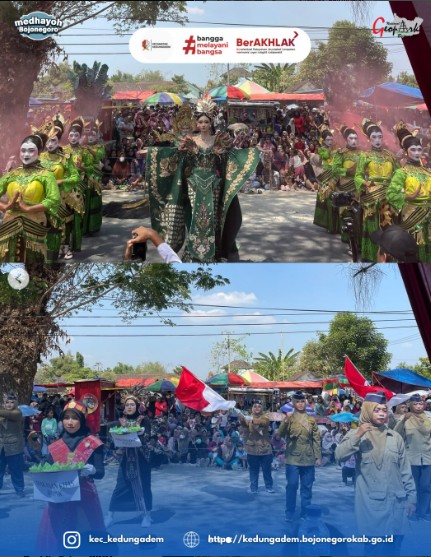 Pawai Budaya bertema “Perjuangan” Tingkat SMP, SMA dan Umum Berlangsung meriah