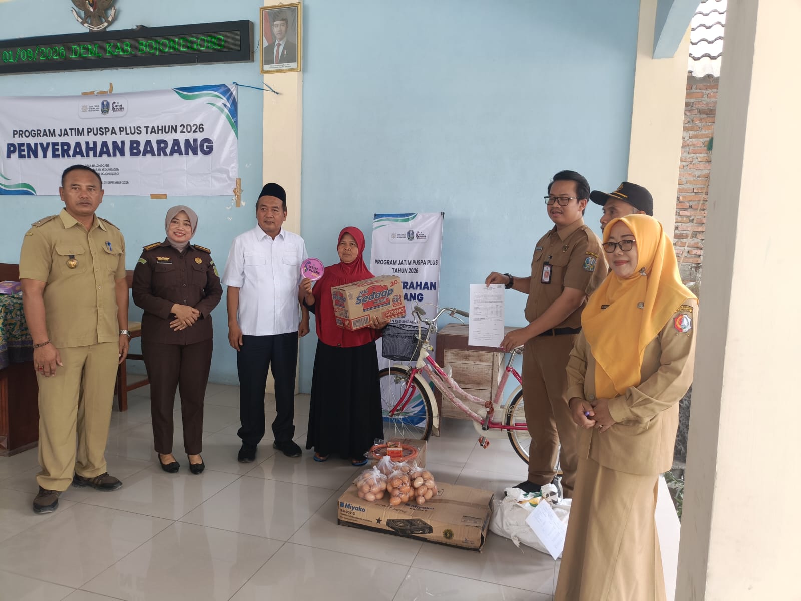 Penyerahan Program Jatim Puspa Plus 2026 di Desa Balongcabe
