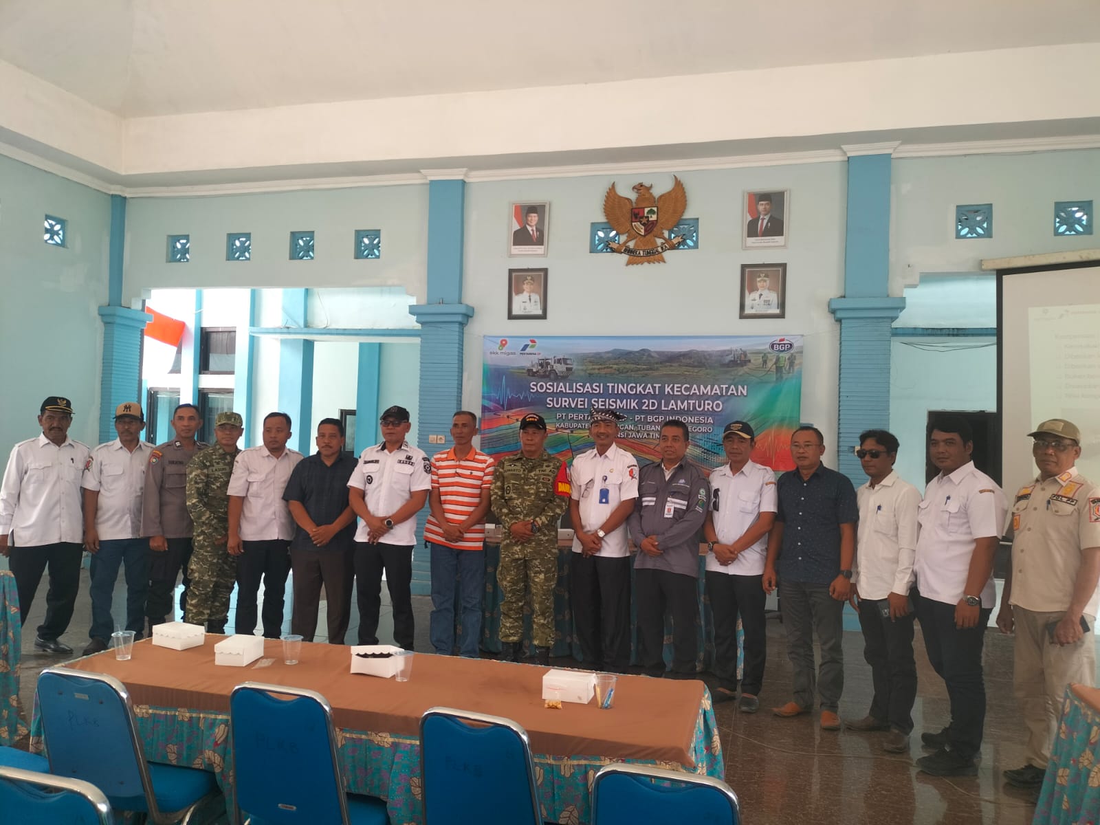 Sosialisasi Survei Seismik 2D Lamturo Tingkat Kecamatan