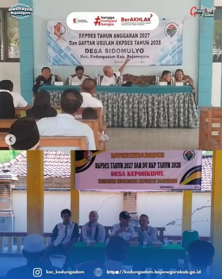 MUSRENBANGDES Desa Babad, Desa Kepohkidul, Desa Sidomulyo, dan Desa Jamberejo.
