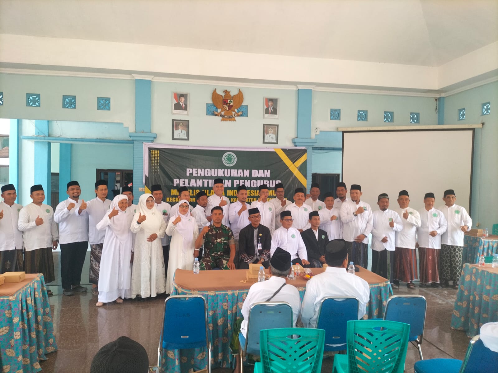 PENGUKUHAN DAN PELANTIKAN PENGURUS MUI KECAMATAN KEDUNGADEM